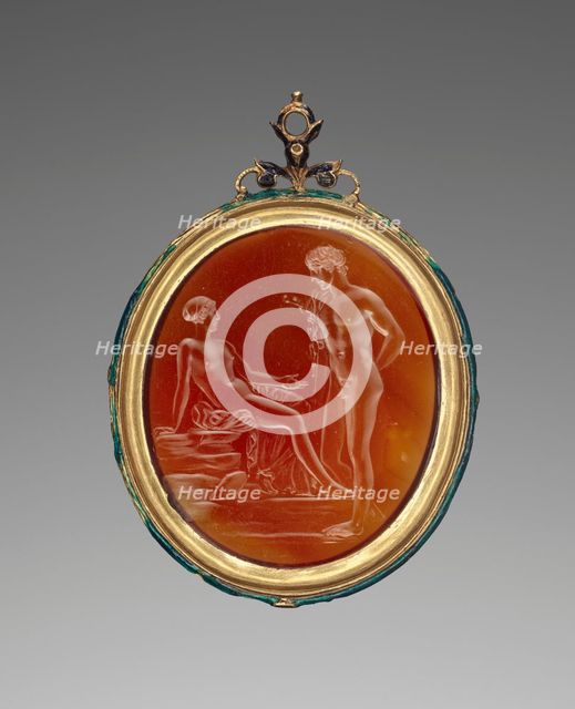 Gem with Venus and Anchises, about 25 B.C. Creator: Unknown.