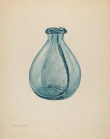 Gemel Bottle, c. 1937. Creator: John Dana