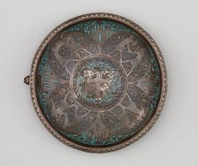 Gemellion (Hand Basin) with the Arms of the Latin Kingdom of Jerusalem, French, ca. 1250-75. Creator: Unknown