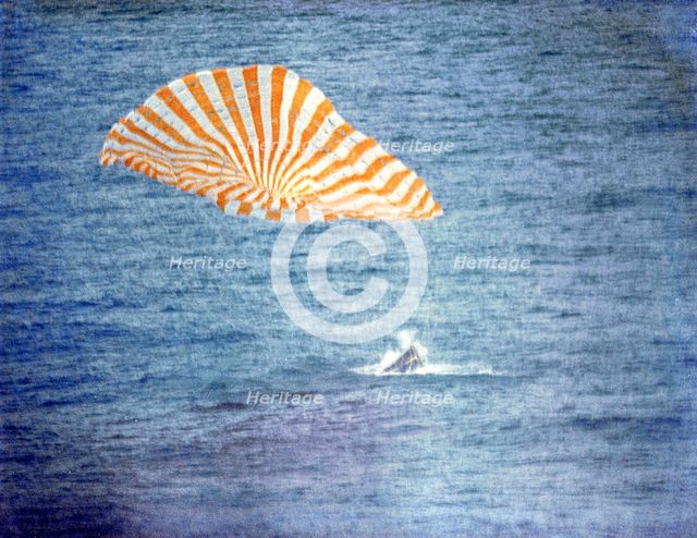 Gemini 10 splashdown, 1966. Creator: NASA.
