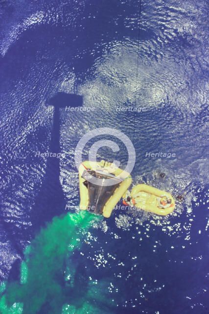 Gemini 4 Recovery with Green Marker Dye, 1965. Creator: NASA.