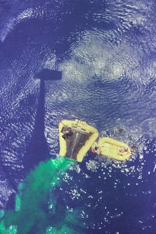 Gemini 4 Recovery with Green Marker Dye, 1965. Creator: NASA