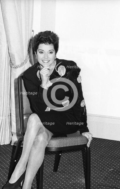 Gemma Craven, BAFTA, Picadilly, London, 1990.  Artist: Brian O'Connor.