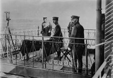 Gen. Oleu, Emperor of Japan, Gen. Uyehara, between c1915 and c1920. Creator: Bain News Service