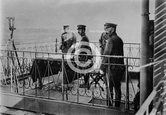 Gen. Oleu, Emperor of Japan, Gen. Uyehara, between c1915 and c1920. Creator: Bain News Service.