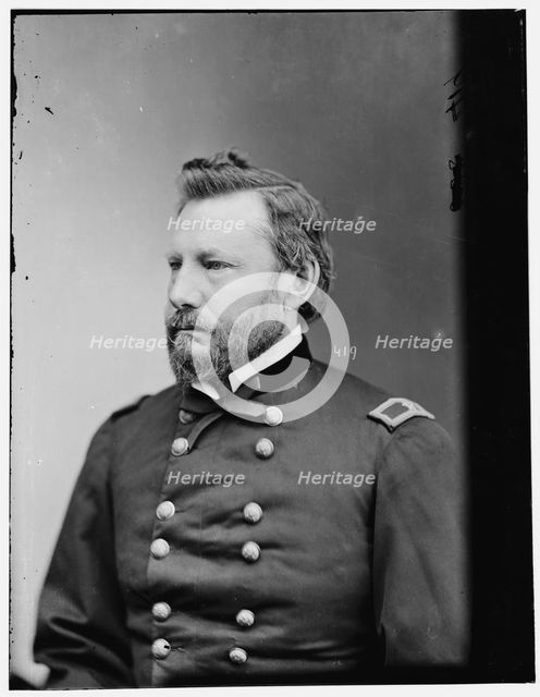 Gen. A.J. Myer, US Army Chief Signal Officer, between 1870 and 1880. Creator: Unknown.