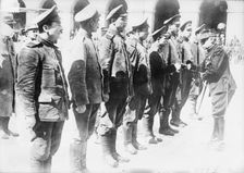 Gen. Cousin decorating Russians, 1915. Creator: Bain News Service