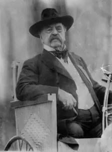 Gen. Dan. Sickles in wheelchair, 1912. Creator: Bain News Service
