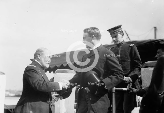 Gen. F.D. Grant; Sec'y Stimson, 1911. Creator: Bain News Service.