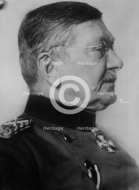 Gen. Fieldmarshall von der Goltz, between c1910 and c1915. Creator: Bain News Service.
