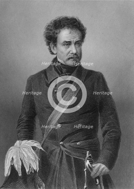 'Gen. Lord Clyde, G.C.B., Etc.', 1859. Artist: Thomas William Hunt.