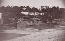 Gen. Q.A. Gillmore's Head Quarters - Folly Island, S.C., ca. 1863. Creator: Unknown