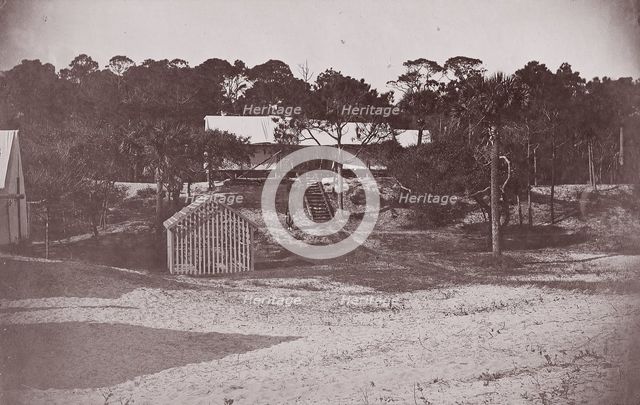 Gen. Q.A. Gillmore's Head Quarters - Folly Island, S.C., ca. 1863. Creator: Unknown.