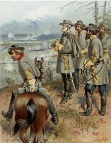 Gen. Robt. E. Lee at Fredericksburg, Dec. 13, 1862, pub. 1900. Creator: Henry Alexander Ogden (1856 - 1936)