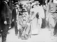 Gen. Sickles & Mrs. Wilmerding, between c1910 and c1915. Creator: Bain News Service