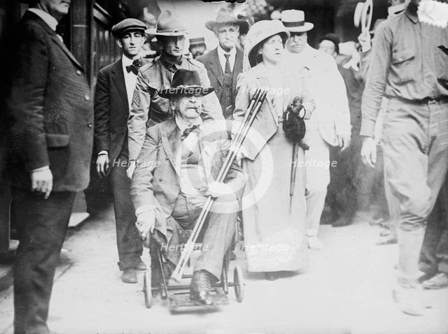 Gen. Sickles & Mrs. Wilmerding, between c1910 and c1915. Creator: Bain News Service.