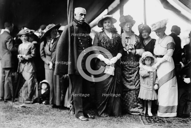 Gen. T.H. Barry, Mrs. Lindley Garrison, Mrs. Barry, Mrs. C.F. Roe, between c1910 and c1915. Creator: Bain News Service.