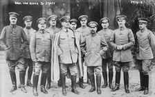 Gen. von Kluck and staff, between 1914 and c1915. Creator: Bain News Service