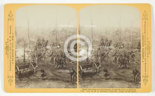 Gen. W.H.L. Wallace's, 2nd Div. Army of the Tenn., 1887. Creator: Henry Hamilton Bennett.