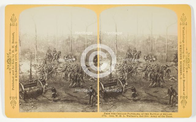 Gen. W.H.L. Wallace's, 2nd Div. Army of the Tenn., 1887. Creator: Henry Hamilton Bennett.