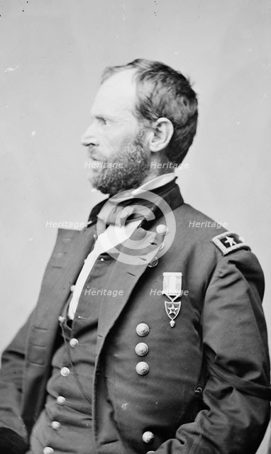 Gen. William T. Sherman, between 1855 and 1865. Creator: Unknown.