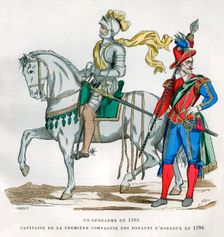 Gendarme, 1583, and captain of the 1st Company of the Enfants d'Honneur, 1596 (1882-1884)