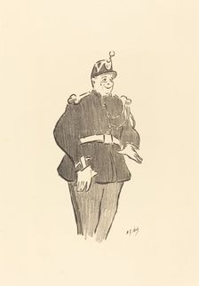 Gendarme, 1893. Creator: Henri-Gabriel Ibels