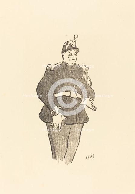 Gendarme, 1893. Creator: Henri-Gabriel Ibels.