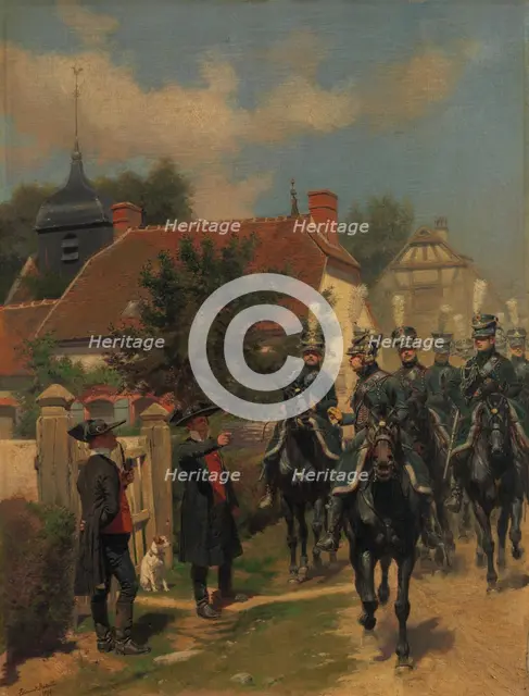 Gendarmes d'Ordonnance, 1894. Creator: Jean Baptiste Edouard Detaille.
