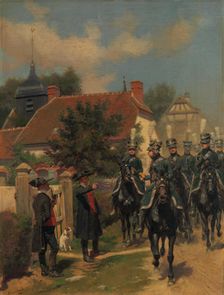 Gendarmes d'Ordonnance, 1894. Creator: Jean Baptiste Edouard Detaille