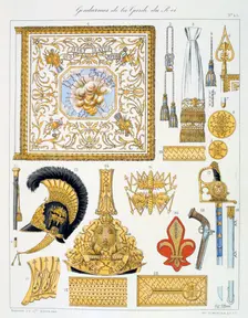 Gendarmes de la Garde du Roi, Insignia Artist: Eugene Titeux