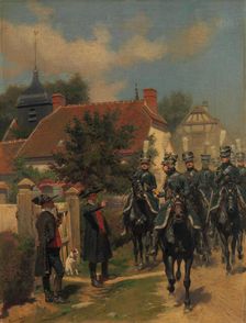 Gendarmes d'Ordonnance, 1894. Creator: Jean Baptiste Edouard Detaille