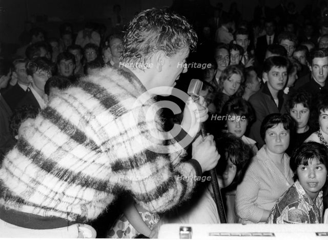Gene Vincent, Rex Ballroom, Cambridge, 1961. Creator: Brian Foskett.