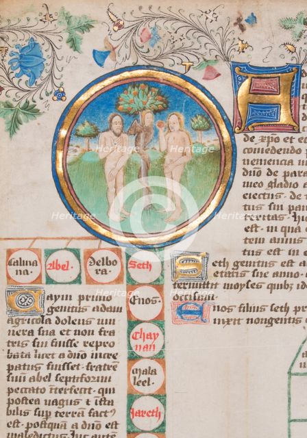 Genealogical Chronicle of the Kings of England, 1466-67. Creator: Unknown.