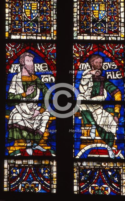 Genealogical Panels, late 12th century, Canterbury Cathedral, England, 20th century. Artist: CM Dixon.