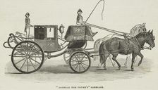 "General Tom Thumb's Carriage", 1844. Creator: Unknown