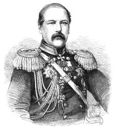 General Todleben, the Russian military engineer, 1864. Creator: Unknown