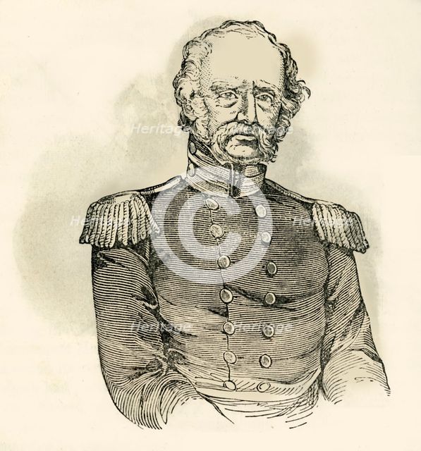 'General Twiggs', 1849. Creator: Unknown.