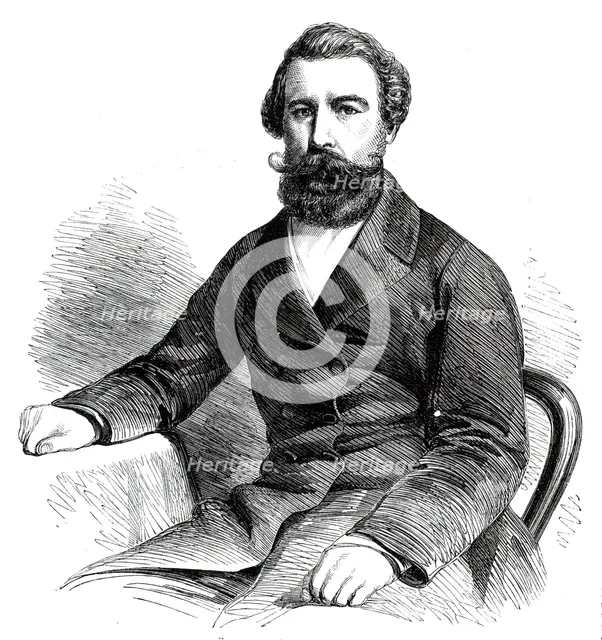 General Türr, Garibaldi's chief aide-de-camp, 1860. Creator: Unknown.