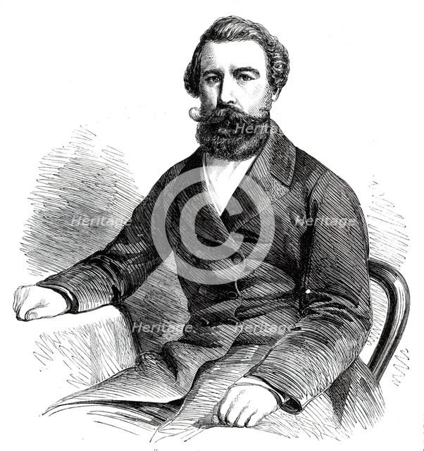 General Türr, Garibaldi's chief aide-de-camp, 1860. Creator: Unknown.