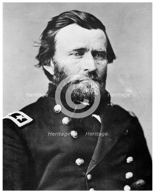 General Ulysses S Grant, American soldier and politician, c1860s (1955). Artist: Unknown