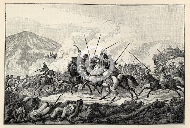 General Vandamme's capture at the Battle of Kulm on August 30, 1813. Creator: Rahl, Carl Heinrich (1779-1843).