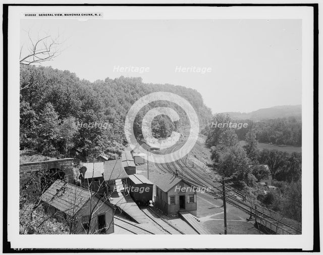 General view, Manunka Chunk, N.J., between 1890 and 1901. Creator: Unknown.