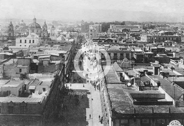 General View, Mexico City, Mexico, 1913. Creator: Unknown.