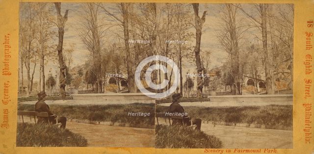 General View of Old Park, Fairmount Park, Philadelphia, Pennsylvania, about 1872. Creator: James Cremer.