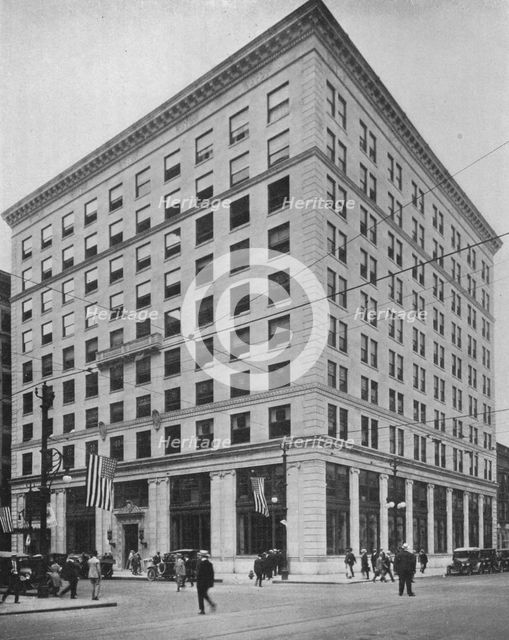General view of an office building, 1924. Artist: Unknown.