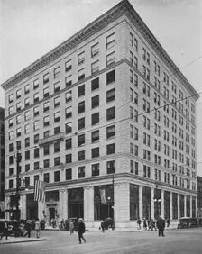 General view of an office building, 1924