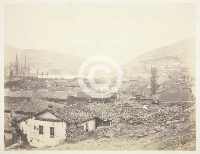 General View of Balaklava, 1855. Creator: Roger Fenton.