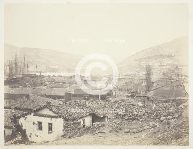 General View of Balaklava, 1855. Creator: Roger Fenton.