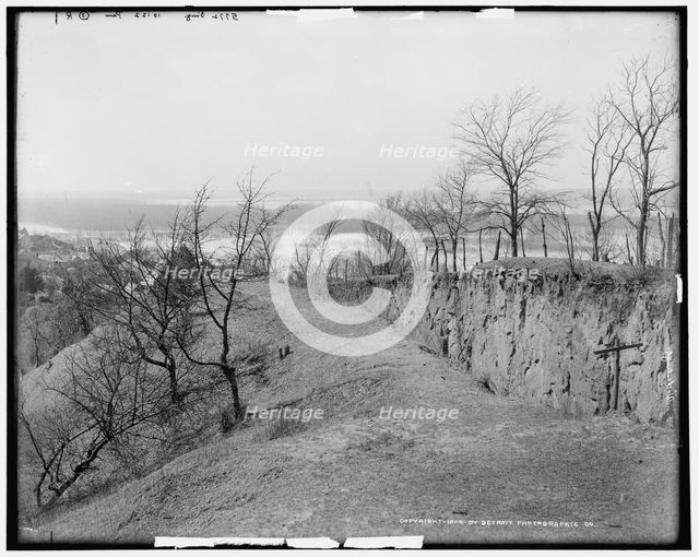 General view of battle ground, Vicksburg, Mississippi, c1900. Creator: Unknown.